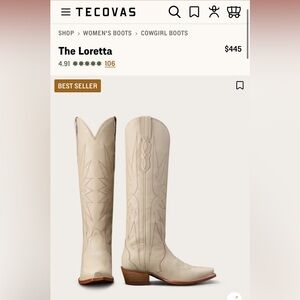 Tecovas Loretta Western Cowboy Boots